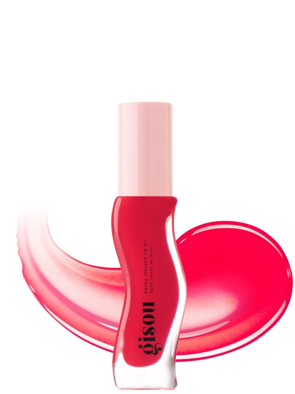 Gisou Honey-Infused Lip Oil — Strawberry Sorbet